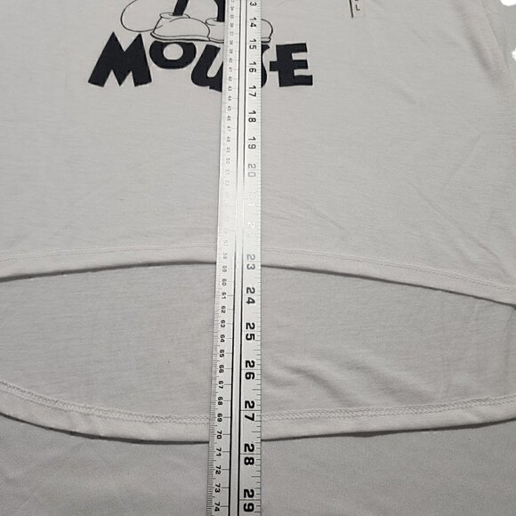 Disney Womens Mickey Mouse Curved T-Shirt White Size Large - Picture 4 of 6